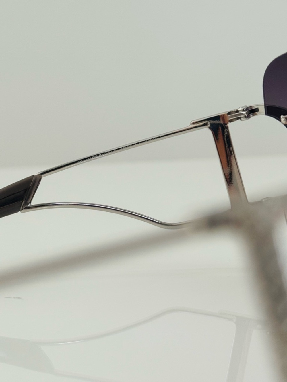 RARE ๐ฆ Authentic DIOR rimless Diorly 1 Swarovski sunglasses - Picture 6 of 8